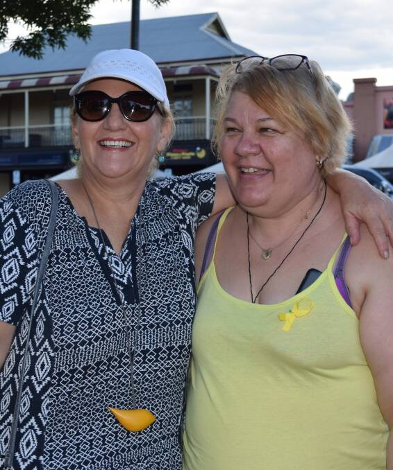 Mayor Mary Lyons-Buckett and Suicide Prevention and Support Network Western Sydney Hawkesbury co-ordinator Diane Russell. The Mayor will help on Thursday.