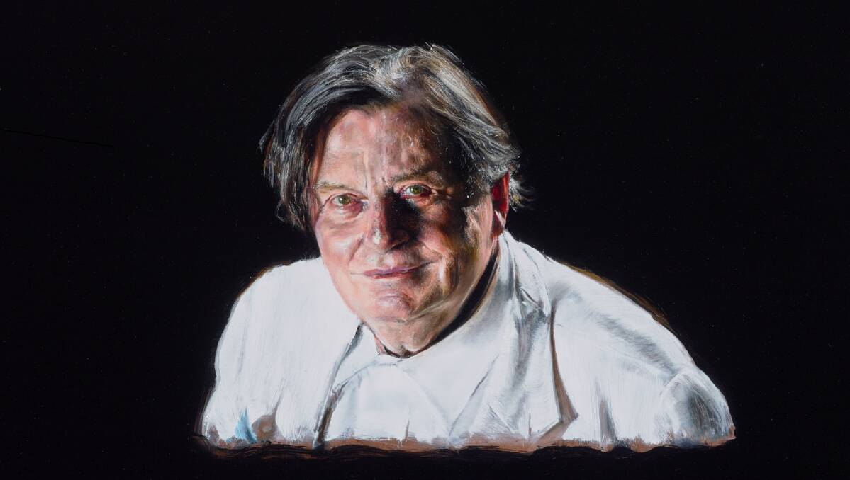 ARCHIBALD PRIZE WINNER: Louise Herman's portrait of Barry Humphries, 'Barry'.