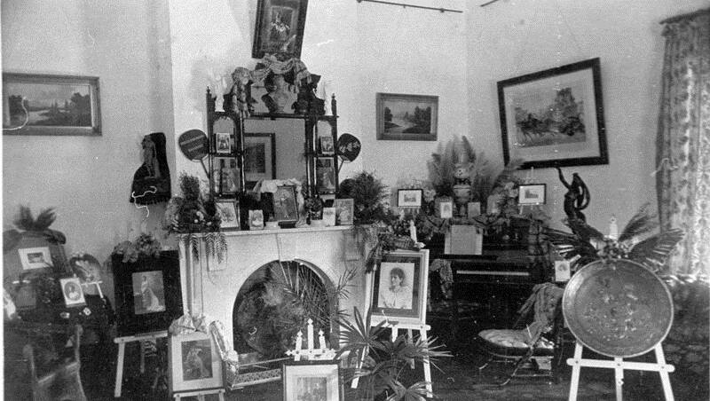 Furniture says a lot about how we lived. Wilson’s drawing room at Rutherglen, on the Victorian border. Picture: courtesy State Library of NSW