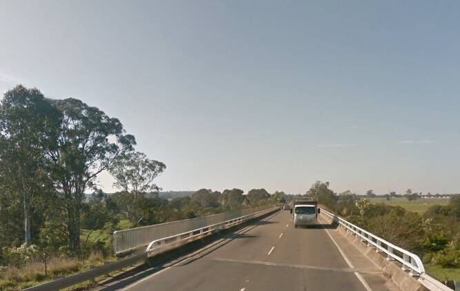The bridge over South Creek on Richmond Road, just past Windsor Downs, will be subject to night work over the next few weeks. Picture: Google Maps