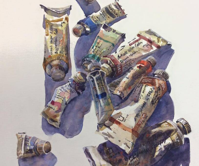 Julie Simmons' lifelike watercolours will be demonstrated at the next MTAS meeting.