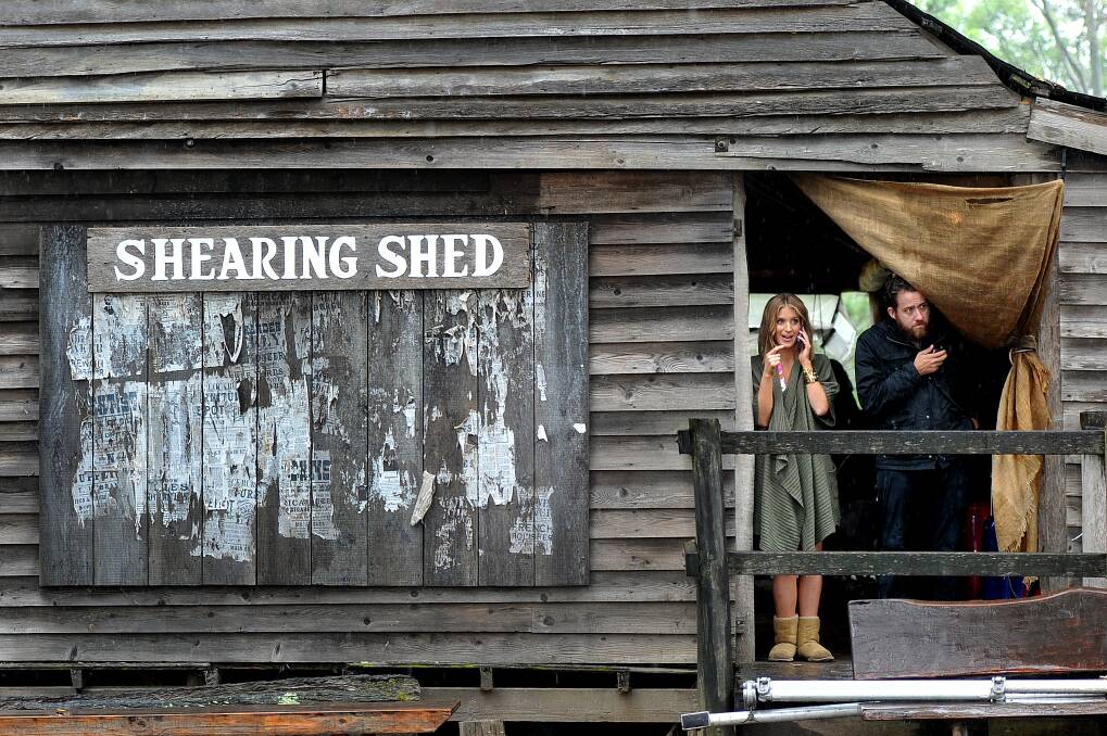 The shearing shed at the village will house a giant dinosaur display.