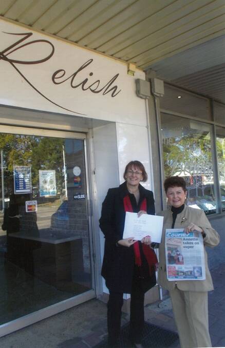 Macquarie Labor candidate Susan Templeman with Richmond's Annette Ryan at the petition hand-over on June 22.