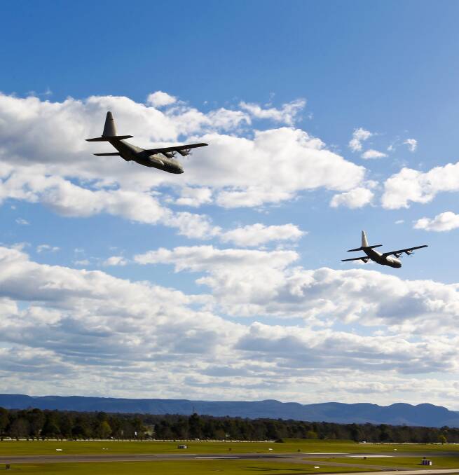 Richmond RAAF will conduct flypasts of Anzac services here and in the Blue Mountains on the day. Picture: Defence