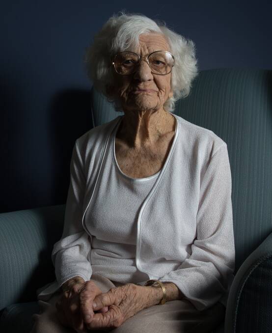 The late Agnes Harris was photographed by Geoff Jones in July last year. She was 104. Our photographer was told she made 105 before passing away last October.