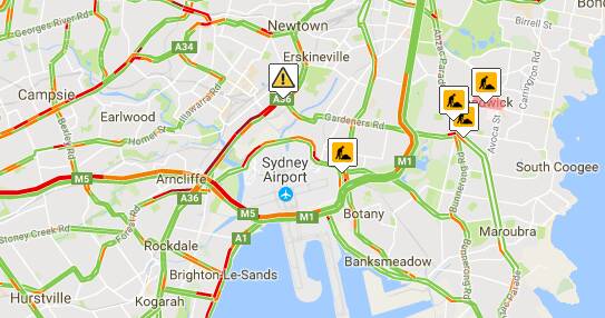 Sydney morning traffic live blog