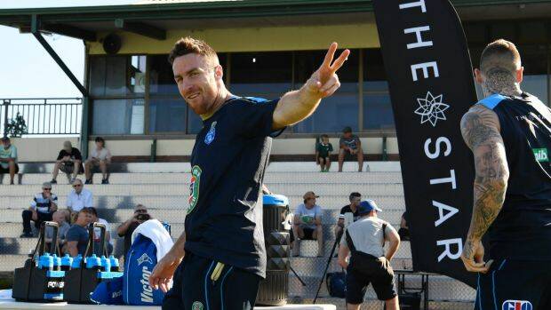 Peace deal? James Maloney and the players' association will sit down with the NRL next month to discuss the salary cap for 2018. Photo: Grant Trouville/NRL Imagery