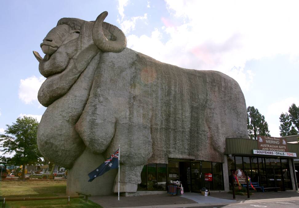 The 'Big Merino' in Goulburn. Photo by Chris McGrath/Getty Images