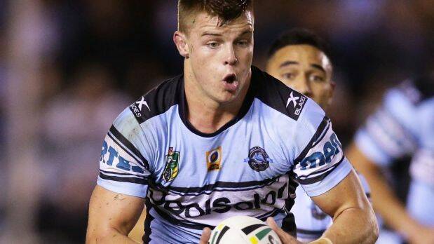 Injury blow: Jayden Brailey of the Sharks Photo: Getty Images