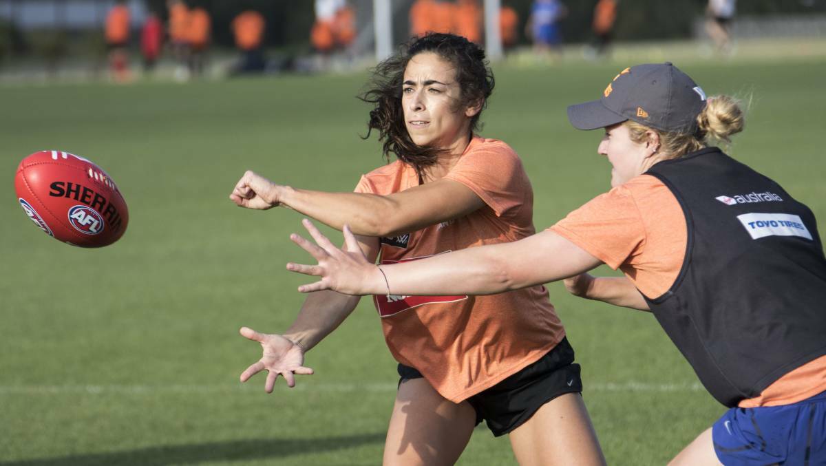 Leadership material: Midfielder Amanda Farrugia has been named the GWS Giants Women's inaugural captain. Picture: GWS Giants