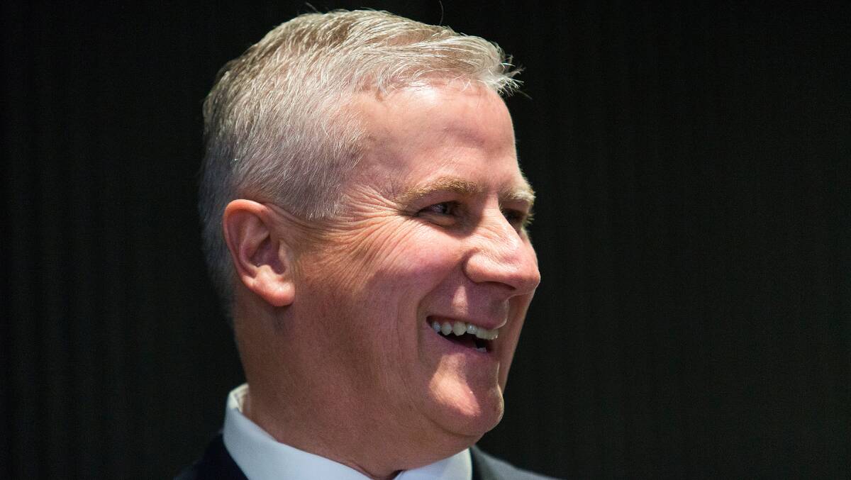 Michael McCormack at the National Small Business Summit in Melbourne last year. Picture: Paul Jeffers