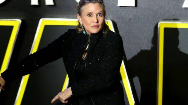 Carrie Fisher died after suffering a heart attack on a flight to Los Angeles. Photo: Getty Images
