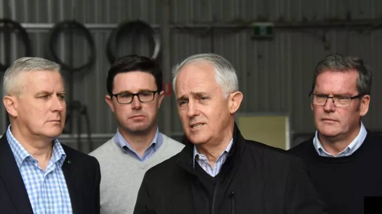 Malcolm Turnbull in Forbes at the weekend. Photo: Fairfax Media