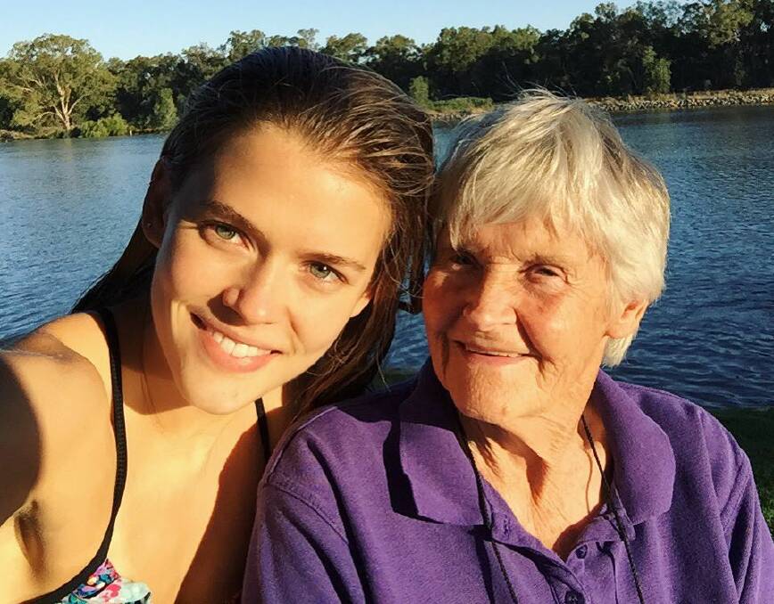 From Instagram 2015: Afternoon swim with Nan. Photo: @victorial24 