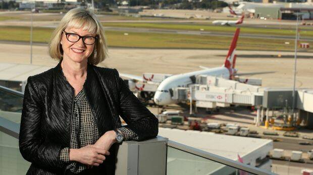 Sydney Airport CEO Kerrie Mather: Company won't build Badgerys Creek. Photo: Anthony Johnson