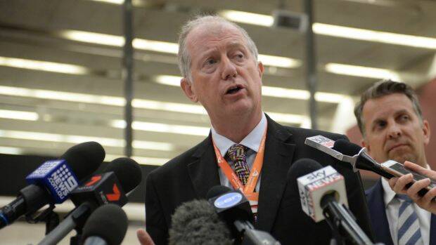 Sydney Trains chief executive Howard Collins says a 3 per cent annual pay rise for workers is an "extremely generous" offer. Photo: Nick Moir
