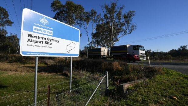 The new airport at Badgerys Creek is due to open by 2026. Photo: Peter Rae