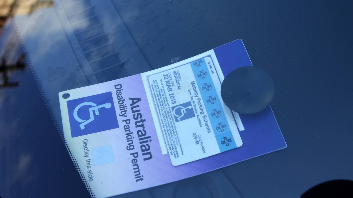 PERMIT: There are 2,819 Disability Parking Permit holders in the Hawkesbury.