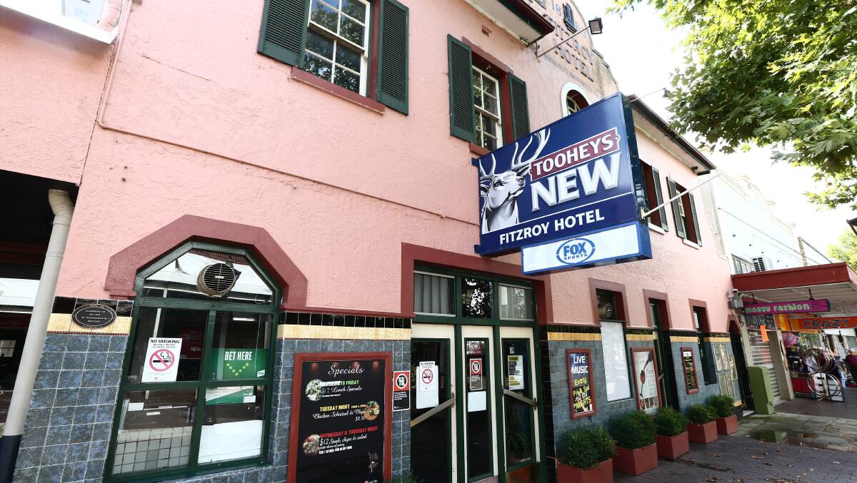 The Fitzroy Hotel in Windsor closed its doors on Monday. Picture: Geoff Jones