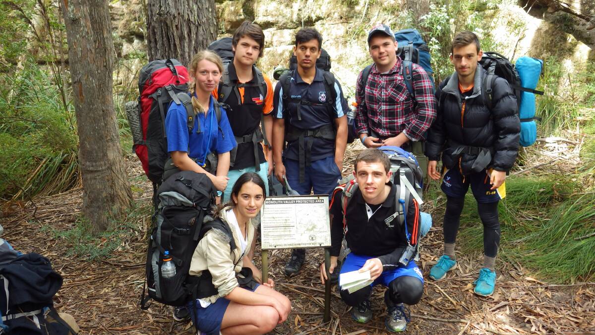 CHALLENGING: The students completed a number of activities in order to achieve their Gold Awards, including two four-day hikes.