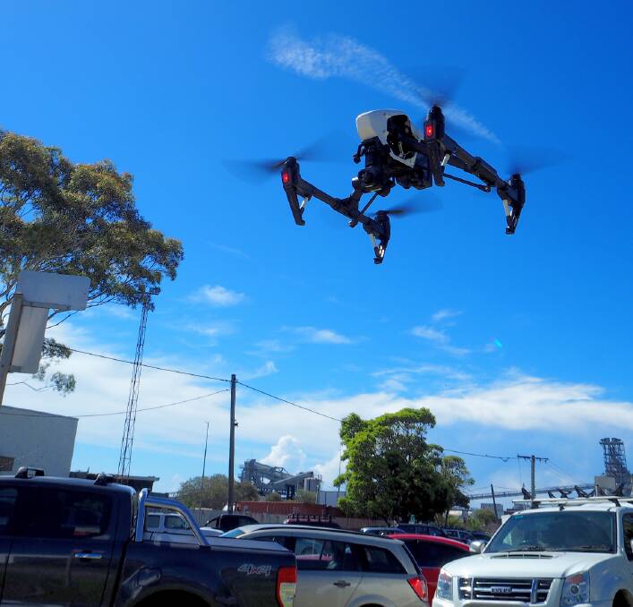 LIFT OFF: The drone unit model will allow WSU to negotiate with the Richmond RAAF base over air space use. Picture: IMG