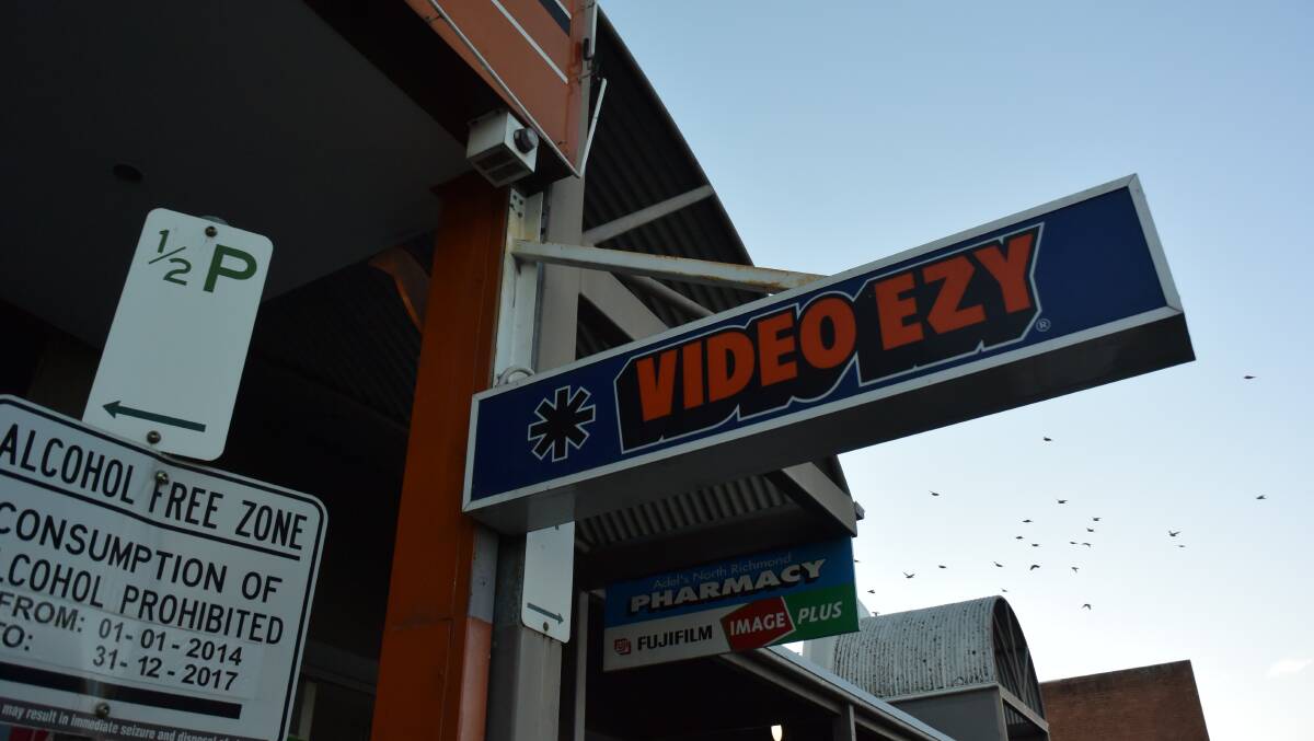 FINALE: Sunset falls on the Hawkesbury's movie hire industry, as the second-last DVD and games rental store in the region closes its doors. Picture: Sarah Falson