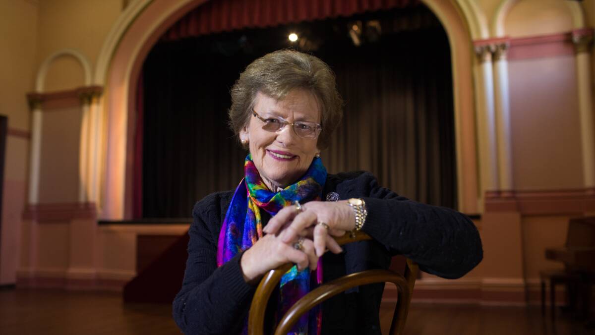 LONG HISTORY: 80-year-old Margaret Thorne has been president of the Richmond School of Arts since 1981, and has been volunteering there since 1977. She and 13 other trustees manage the building. Picture: Geoff Jones