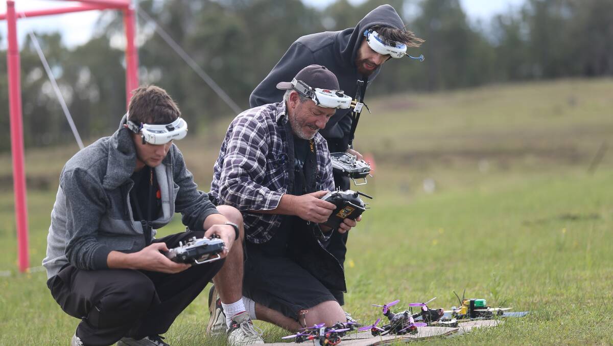 BYO DRONE: Quad drone racing is gaining in popularity at Hawkesbury Model Air Sports. Picture: Geoff Jones