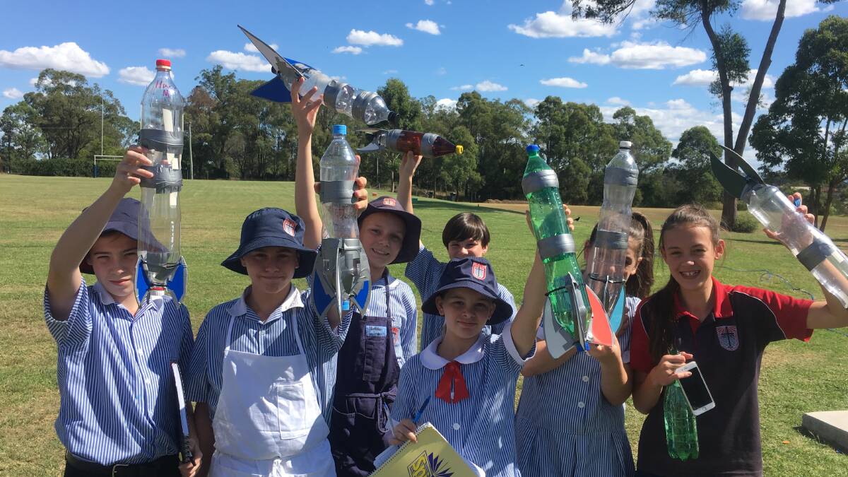 GET READY: Arndell's year 8 TAS Engineering team members will be competing in the AVC Western Sydney Hub Semi Finals at Western Sydney University.