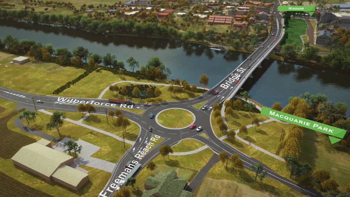 The Windsor bridge plan, released in December, includes three lanes. 