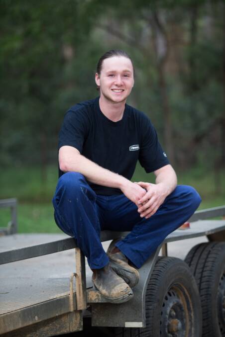 19-year-old Aidan Dunn lives in Yarramundi and attends Mount Druitt TAFE. Picture: Geoff Jones