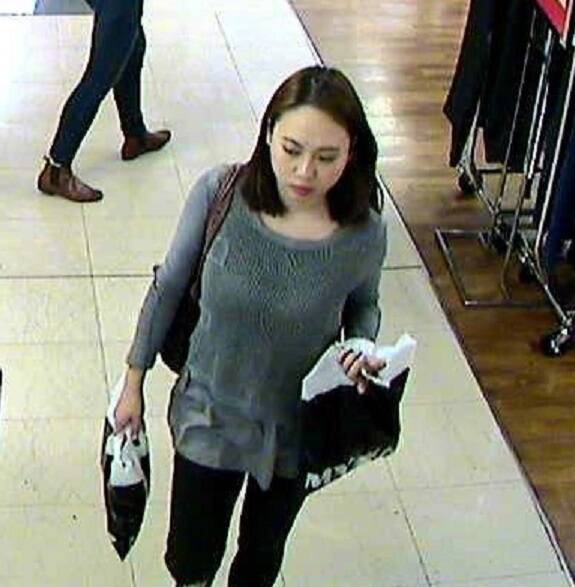 CCTV: Security footage of Mengmei "Michelle" Leng shopping in Sydney on April 21. The footage was taken about 3pm. She caught a train at 4.30pm and vanished before her body was discovered on April 24. Picture: NSW Police.