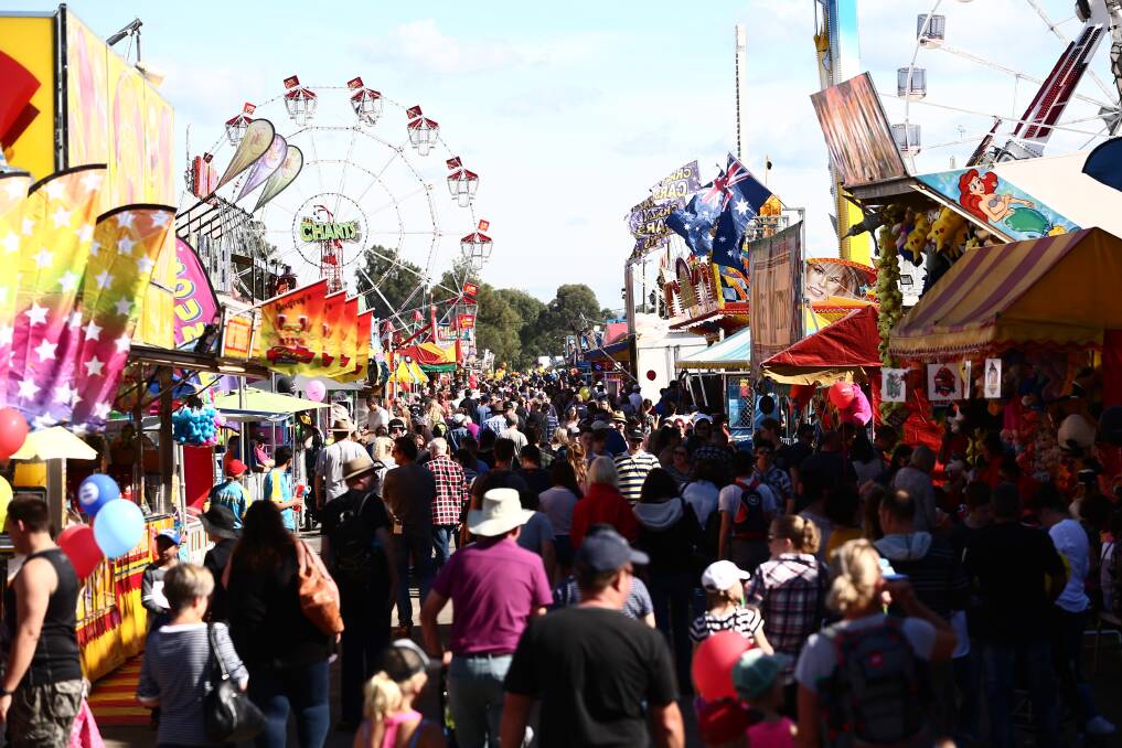 Full house: Hawkesbury Show guarantees stallholders a captive audience. Picture: Geoff Jones