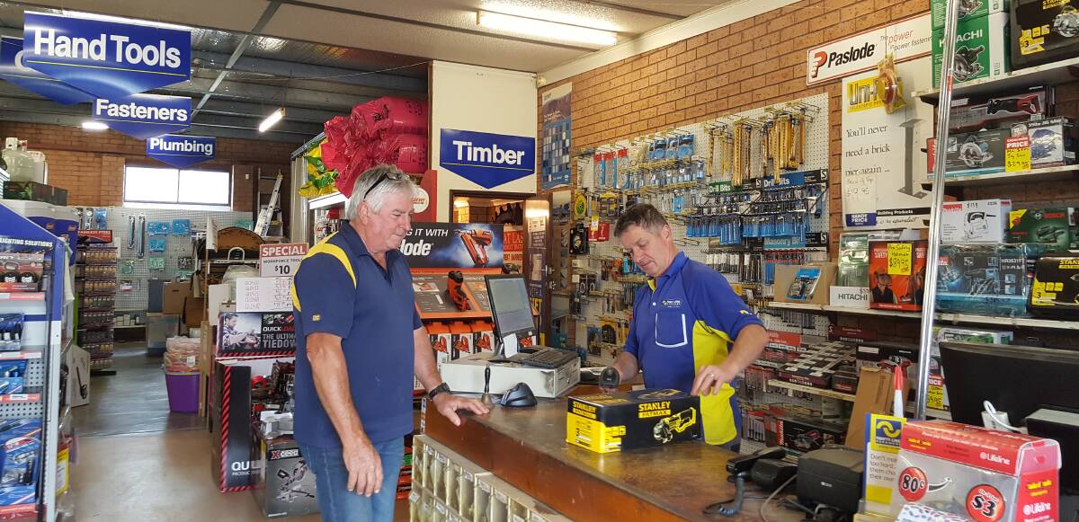 Your local solution: Jeff Smith has owned and operated Kurrajong Builders Supplies for 20 years and is always available to help with your hardware needs.