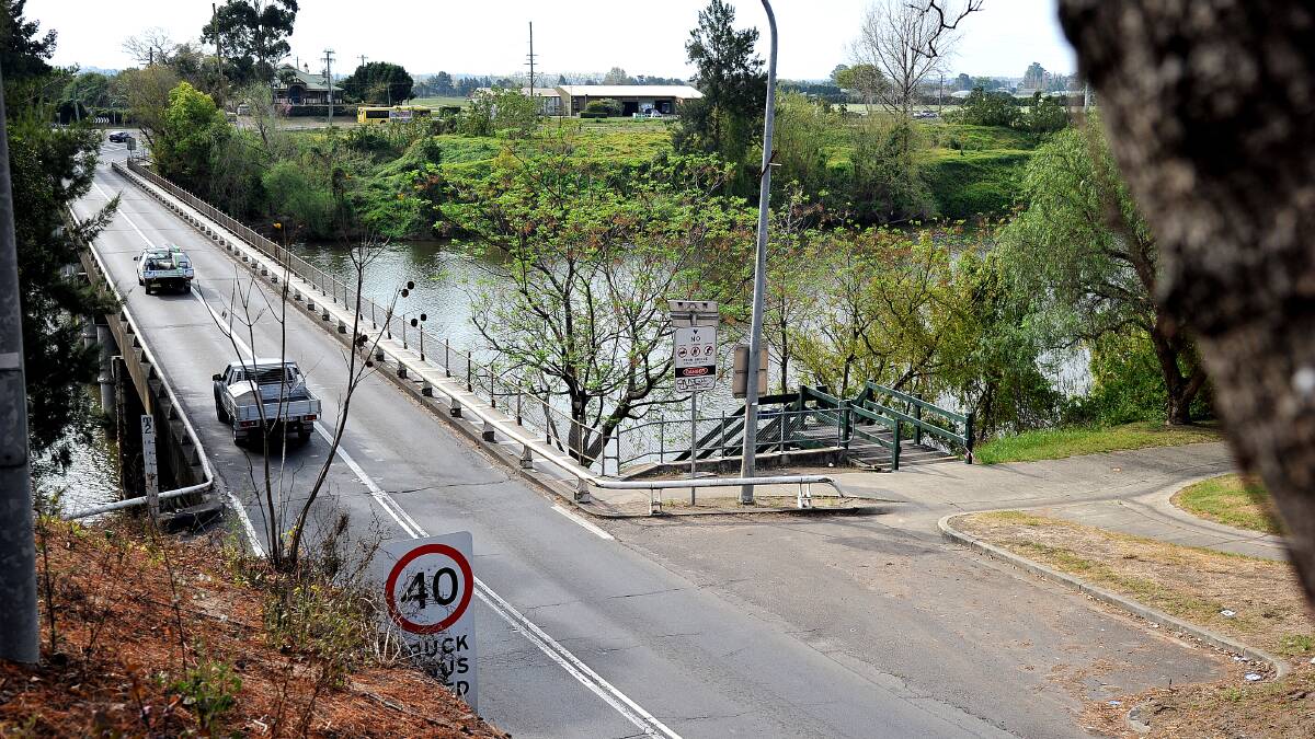 Roads and Maritime Services has proposed leaving a small portion of Windsor Bridge as a viewing platform, after the Windsor Bridge Replacement Project has finished. Picture: Kylie Pitt