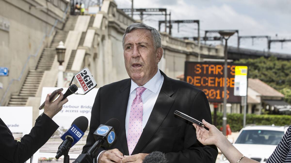 Former Roads Minister Duncan gay in 2016. Picture: Jessica Hromas/Fairfax Media