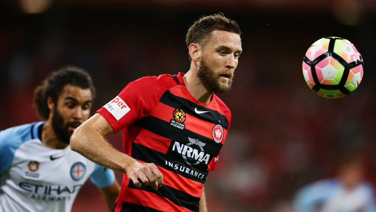 CONFIDENT: Robbie Cornthwaite believes the Wanderers have what it takes to defeat the Brisbane Roar at Suncorp Stadium. Picture: Getty Images