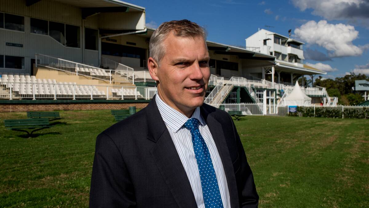 Hawkesbury Race Club CEO Greg Rudolph has embraced the Hawkesbury region since taking up work here. Picture: Geoff Jones