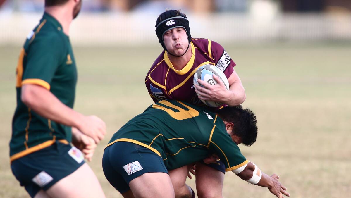Hawkesbury Ag College in action. Picture: Geoff Jones
