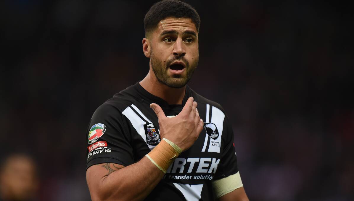 Kiwis captain Jesse Bromwich was caught on camera using cocaine after playing against Australia over the weekend. Picture: Getty Images