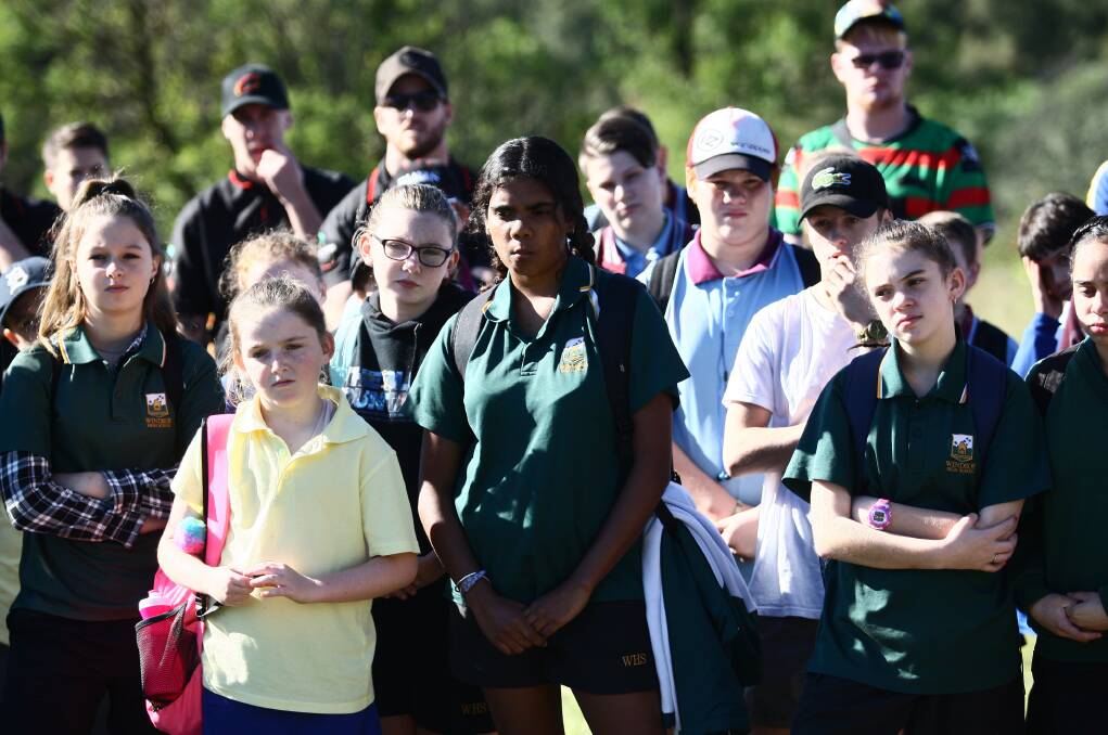 School students from across the Hawkesbury at Allowah Day as part of Reconciliation Week. According to the latest Census data, in 2016 there were 4445 Hawkesbury residents attending high school. Picture: Geoff Jones