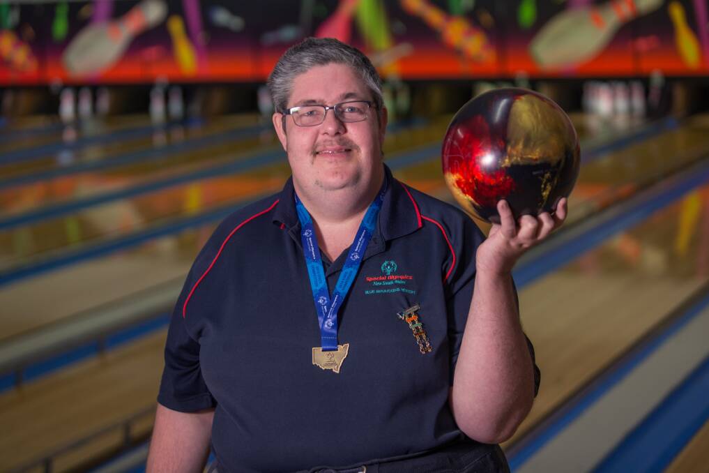 North Richmond's Michael Glenday will bowl at the Special Olympics Australia 2018 National Games, which will be hosted in Adelaide in April. Picture: Geoff Jones