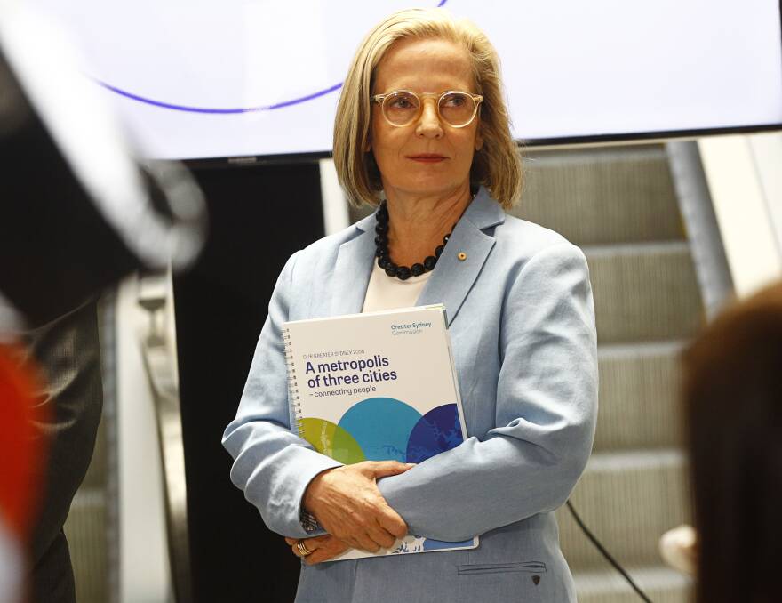 Greater Sydney Commission Chief Commissioner Lucy Turnbull Picture: AAP Image/Danny Casey