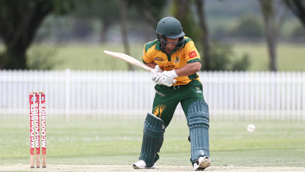 Jordan Gauci, pictured earlier in the season, scored 141 runs off 230 balls at the weekend. His knock featured two sixes and 15 boundaries. Picture: Geoff Jones