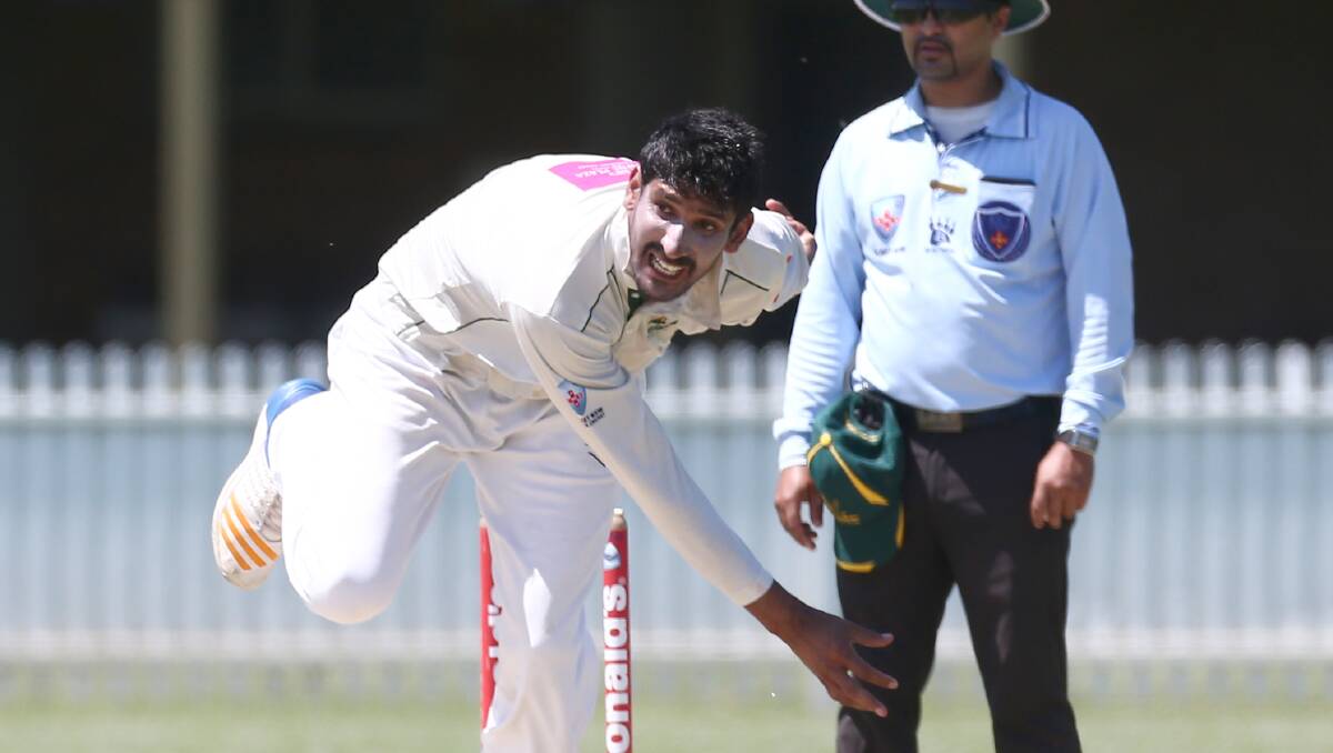 At the weekend, Salman Irshad took his third five wicket haul in four games for Hawkesbury Cricket Club's second grade team. Picture: Geoff Jones