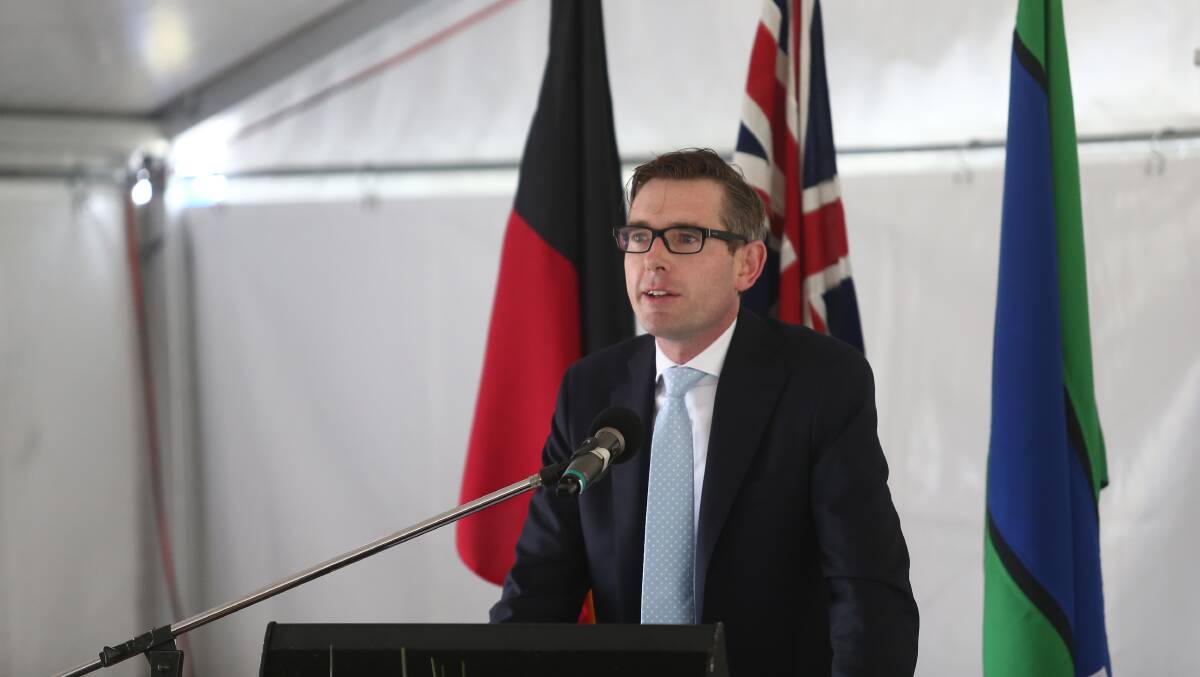 Member for Hawkesbury Dominic Perrottet, pictured on Australia Day, is investigating bringing build to rent housing to Australia. Picture: Geoff Jones