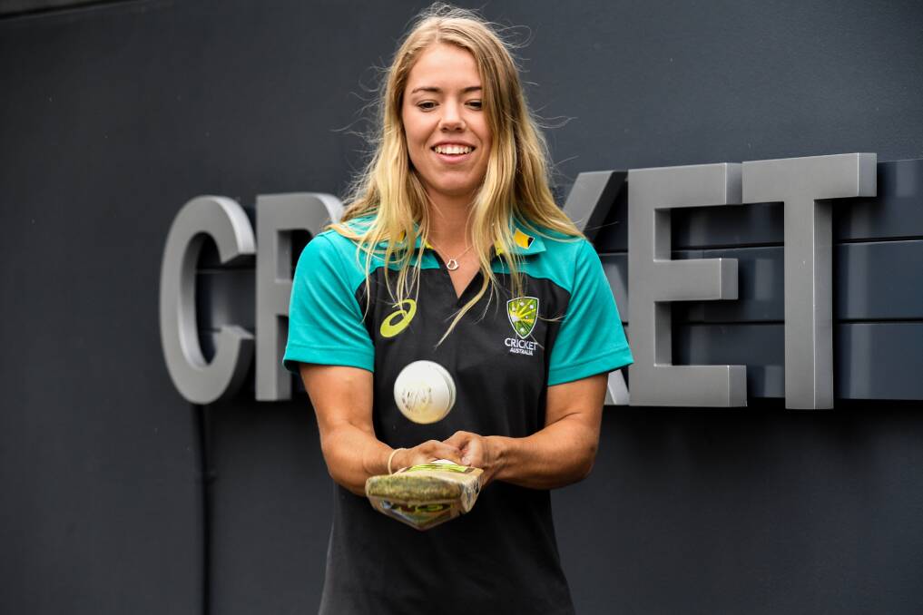 Naomi Stalenberg was named in Australia's T20 touring squad, which will play in a tri-series against England and India in March. Picture: AAP Image/Brendan Esposito