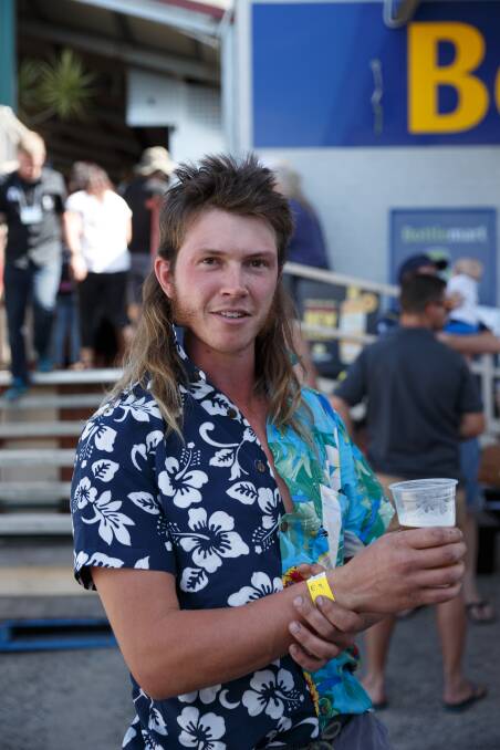 The Hawkesbury's Michael Sieders has been judged to have the best mullet in rural New South Wales. Picture: Max Mason-Hubers
