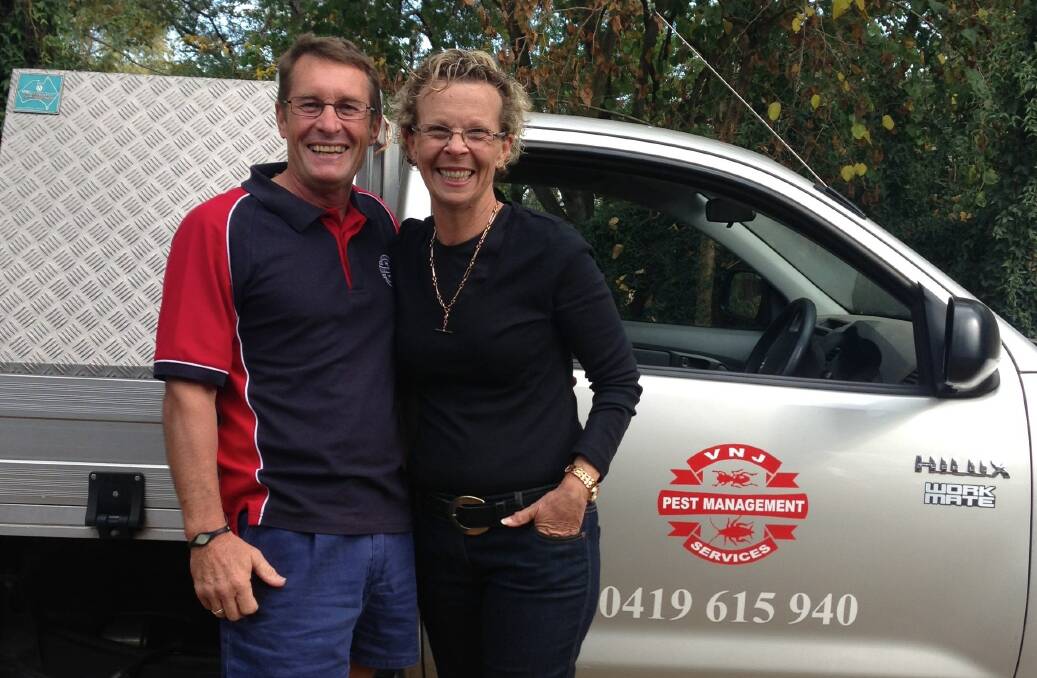Back in the Hawkesbury: Nigel and Vicki can help you with all your pest management needs. Photo: AS Digital