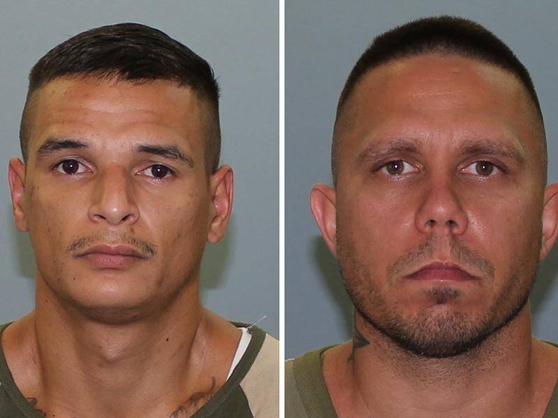 Accused prison escapee Jermaine Lee Anderson (right) has been recaptured.